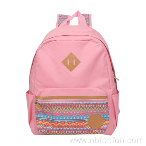 Famous ethnic style children's backpack